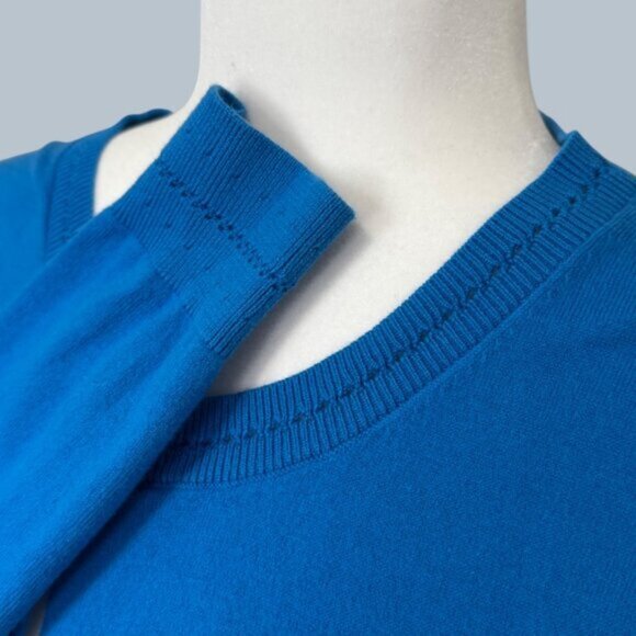 Boden Catriona Cotton Cardigan | Medium | Brilliant Blue - Picture 4 of 8